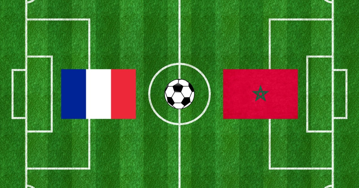 Semifinali della Coppa del Mondo FIFA 2022 - Francia vs Marocco